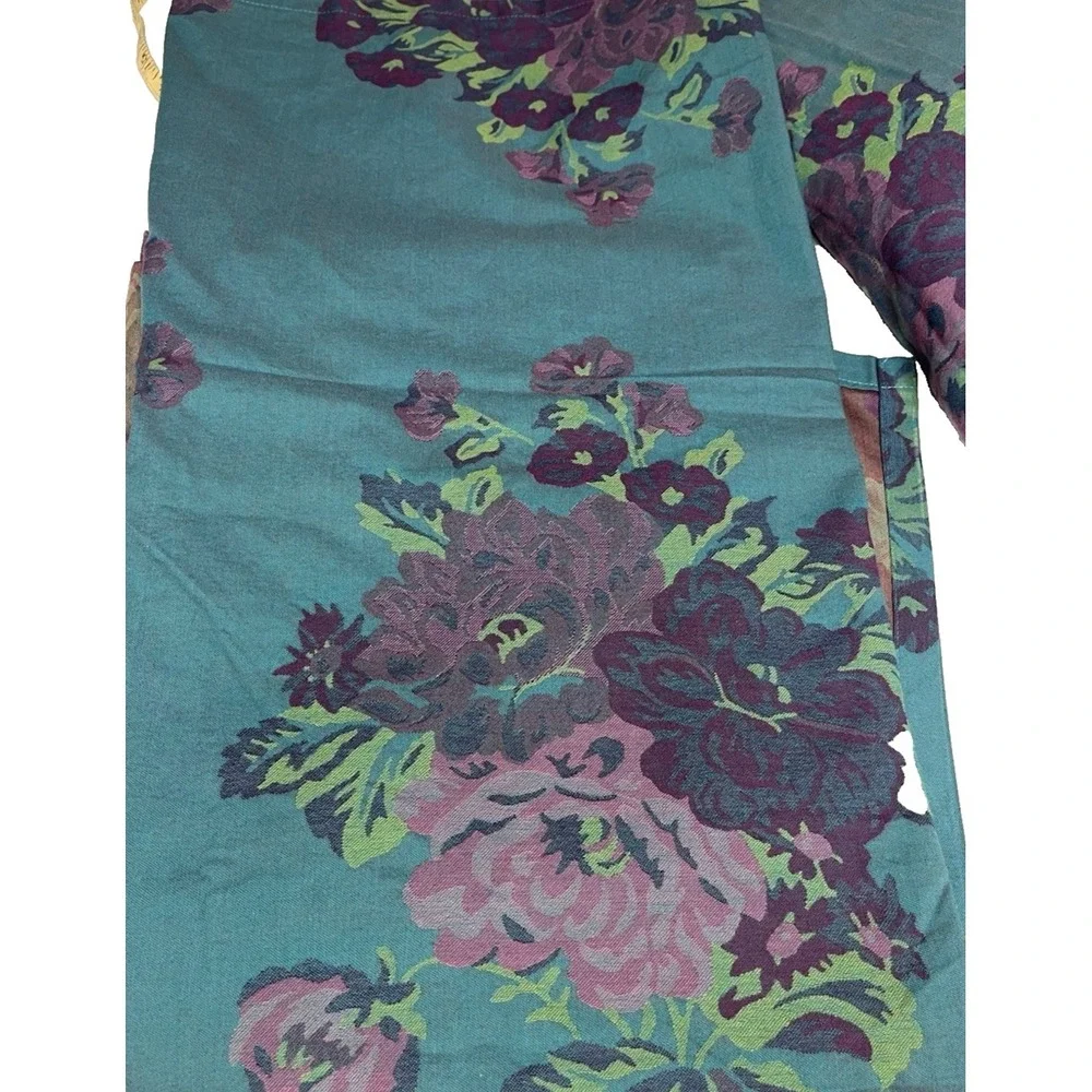 ANTHROPOLOGIE Tablecloth Floral 53x54
